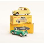 Dinky Toys Atlas Edition, Aston Martin DB3 + Citroen 2CV, 1:43, Druckguss, Okt Z 1, Z 1