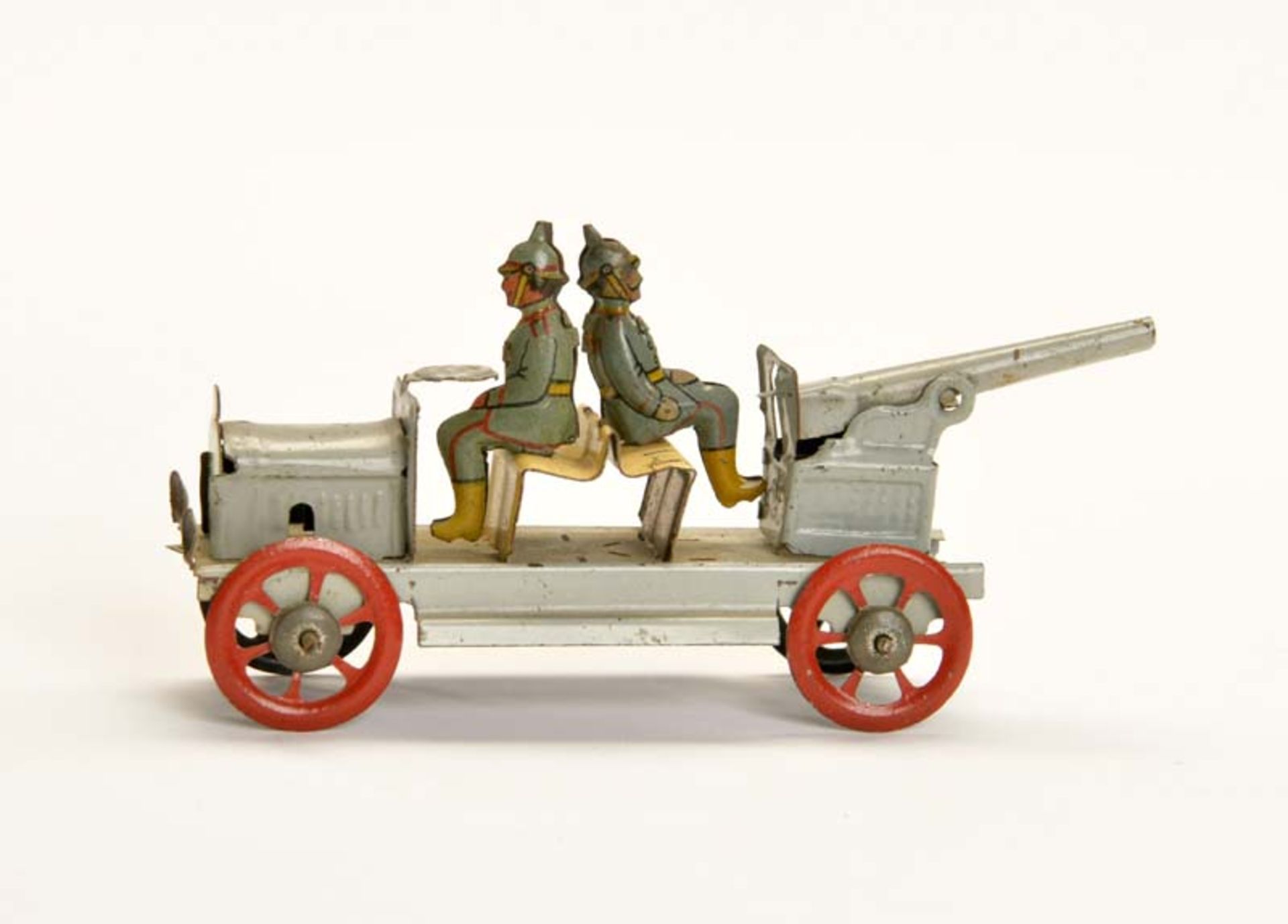 Meier, Penny Toy Militär LKW mit Geschütz, Germany VK, 11 cm, Blech, min. LM