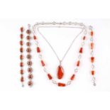 Bernstein Schmuck Konvolut, amber jewelry,