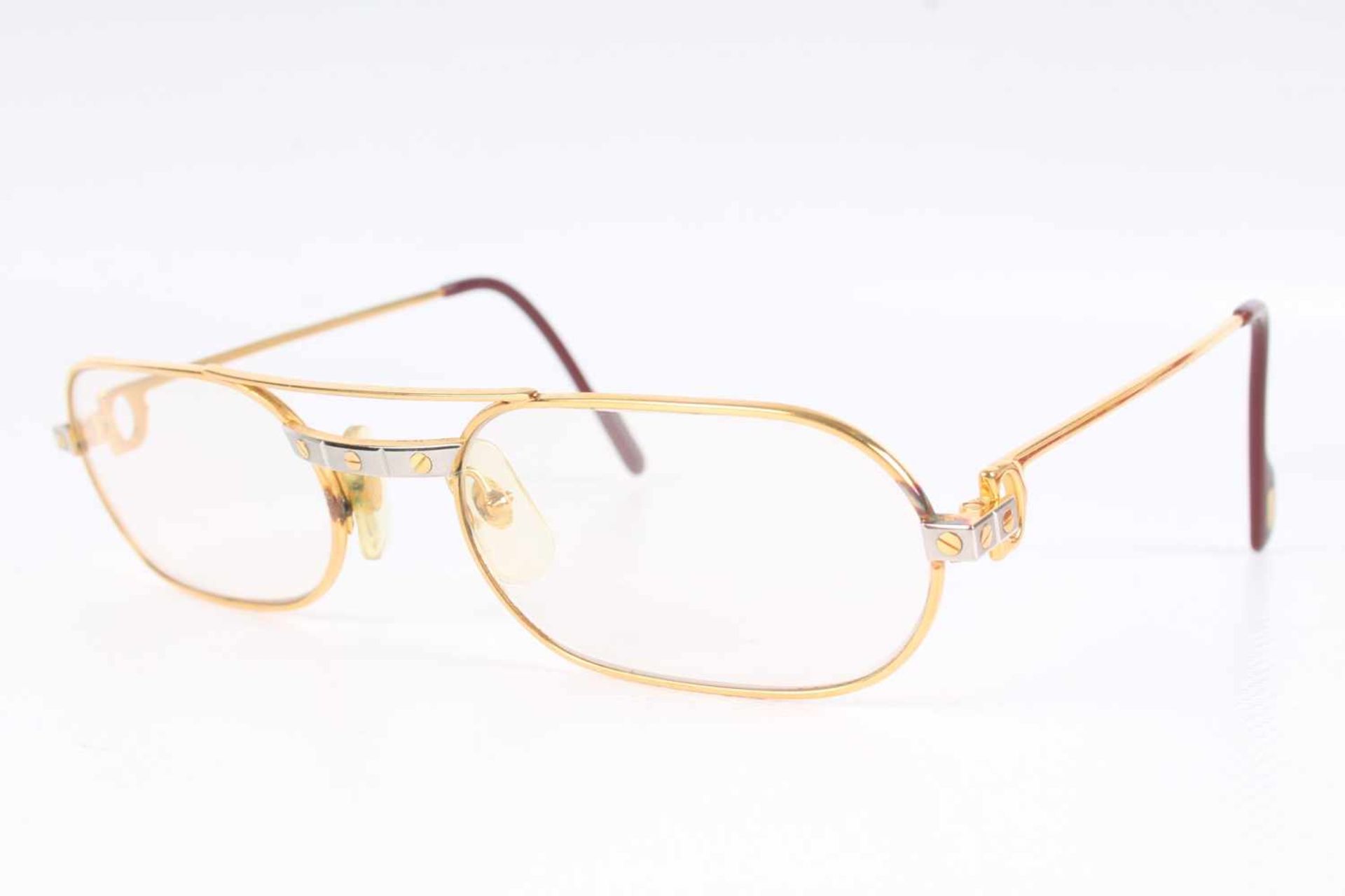 Cartier Must Santos Sonnenbrille, sunglasses, - Bild 2 aus 5