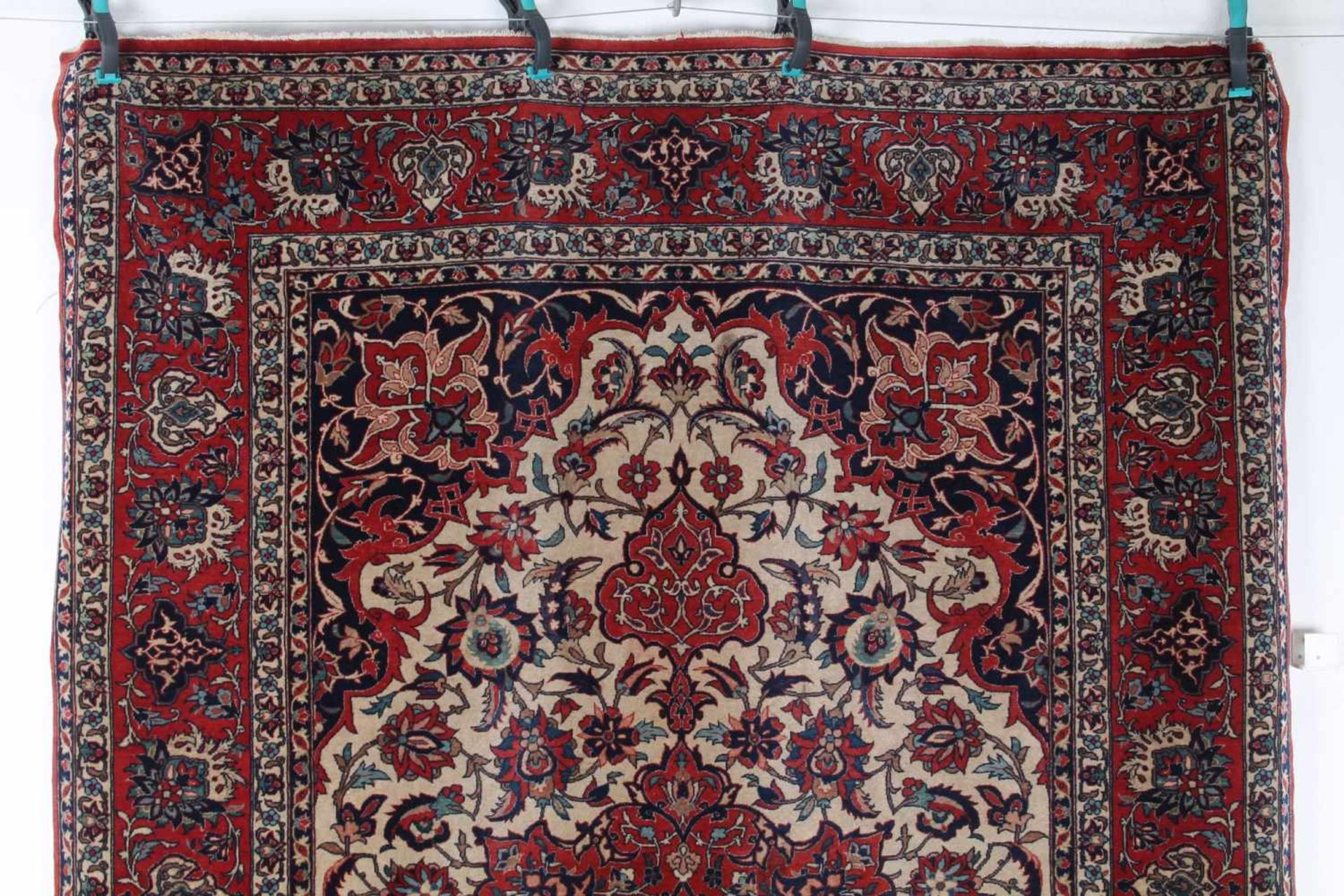 Großer Teppich, Isfahan, large persian carpet, - Bild 2 aus 8