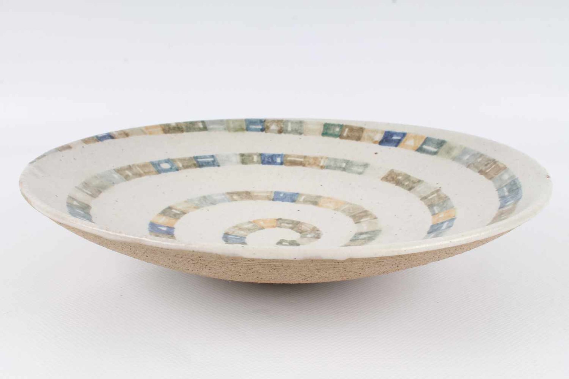 Bruno Gambone (*1936) Schale ciotola, bowl / wallplate,Majolika, 70er Jahre Künstlerkeramik, - Bild 3 aus 5