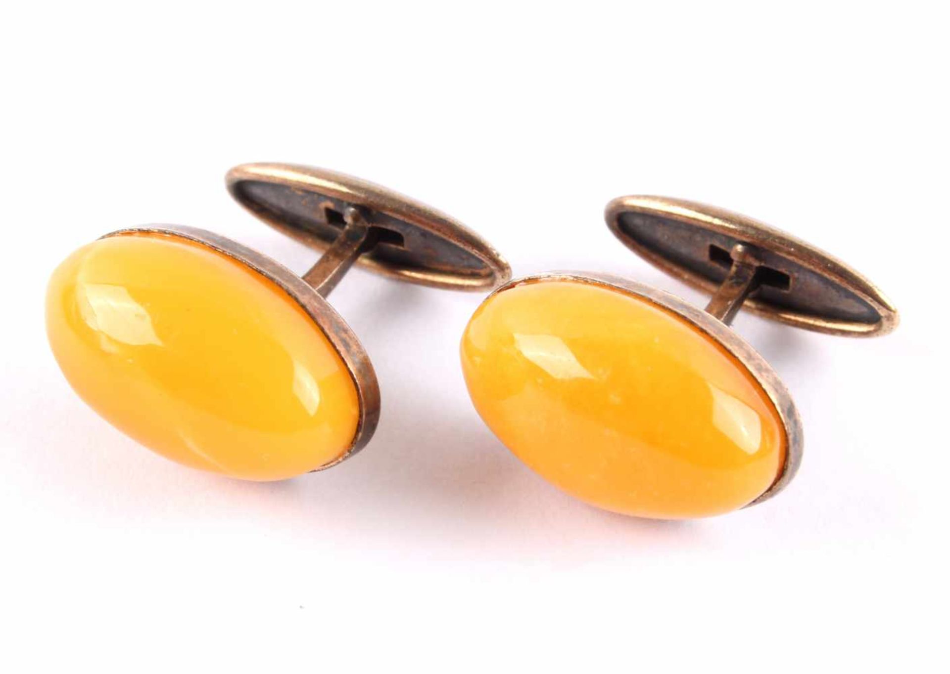 Russische Bernstein Manschettenknöpfe 875 Silber, russian 875 silver cufflinks butterscotch,