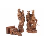 Heiligenfiguren, Hl. Georg und Madonna, figures Holy St. George and Madonna,