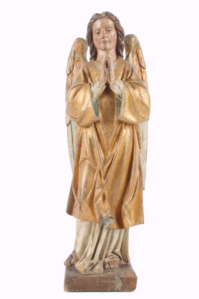 Barock Heiligenfigur, 17./18. Jahrhundert, baroque wooden figure 17th/18th century,