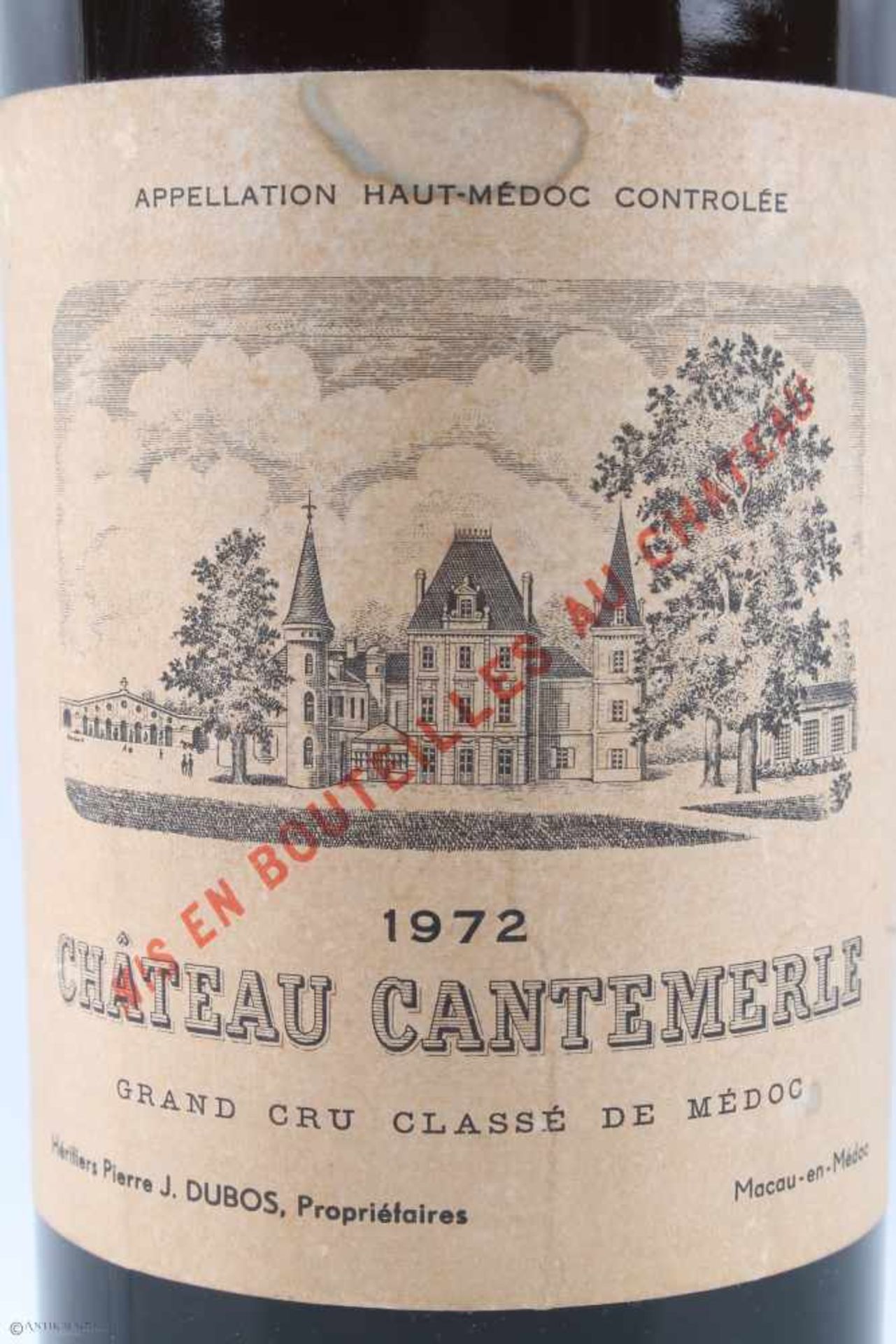 1972 Chateau Cantemerle Magnum 1,5 Liter Rotwein, red wine, - Bild 3 aus 4