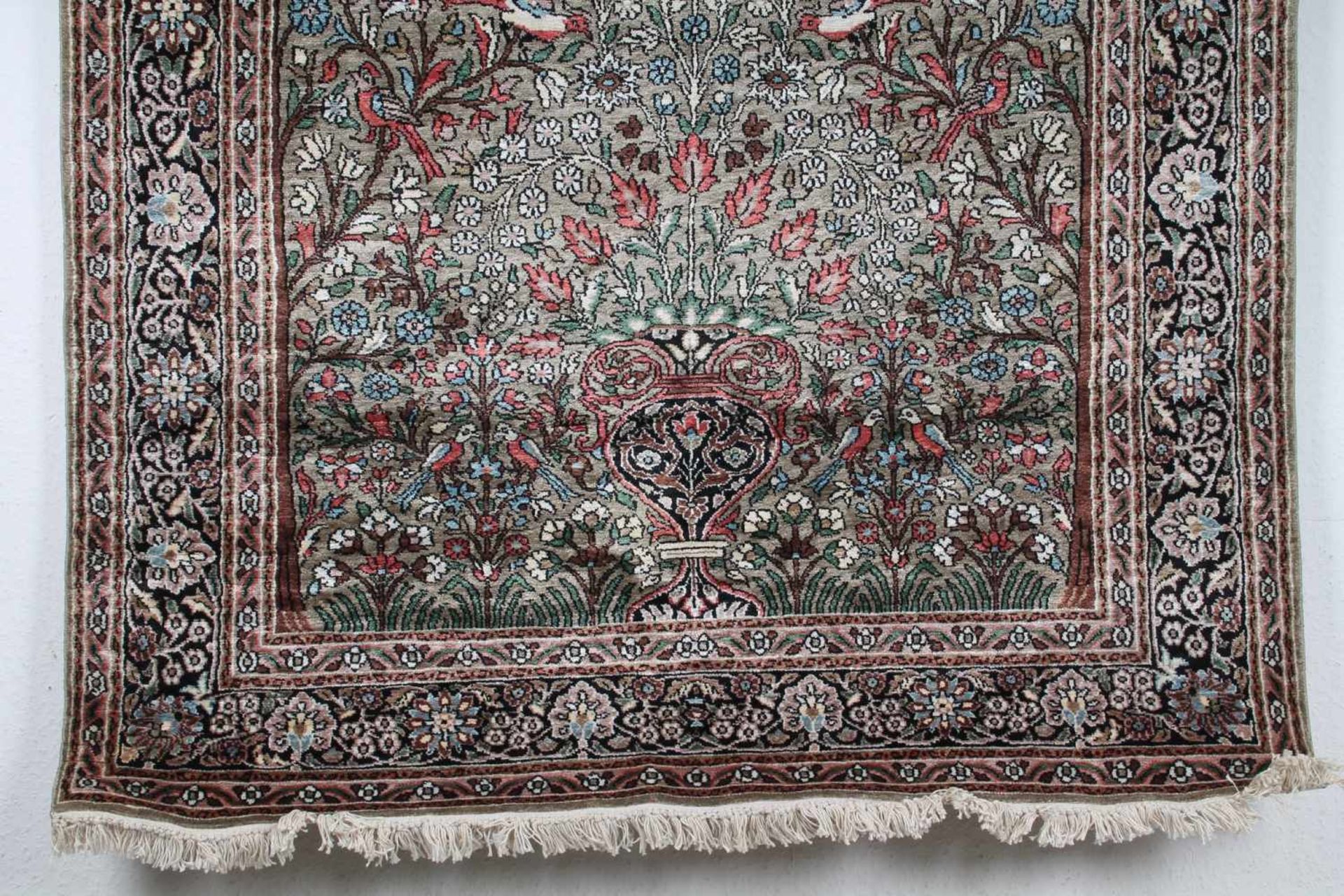 Hereke Seidenteppich, turkish silk carpet, - Bild 4 aus 7