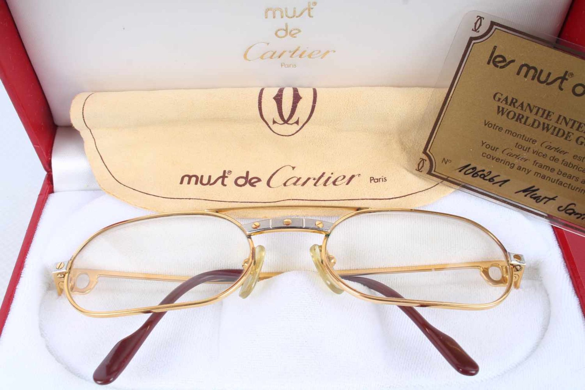 Cartier Must Santos Sonnenbrille, sunglasses,