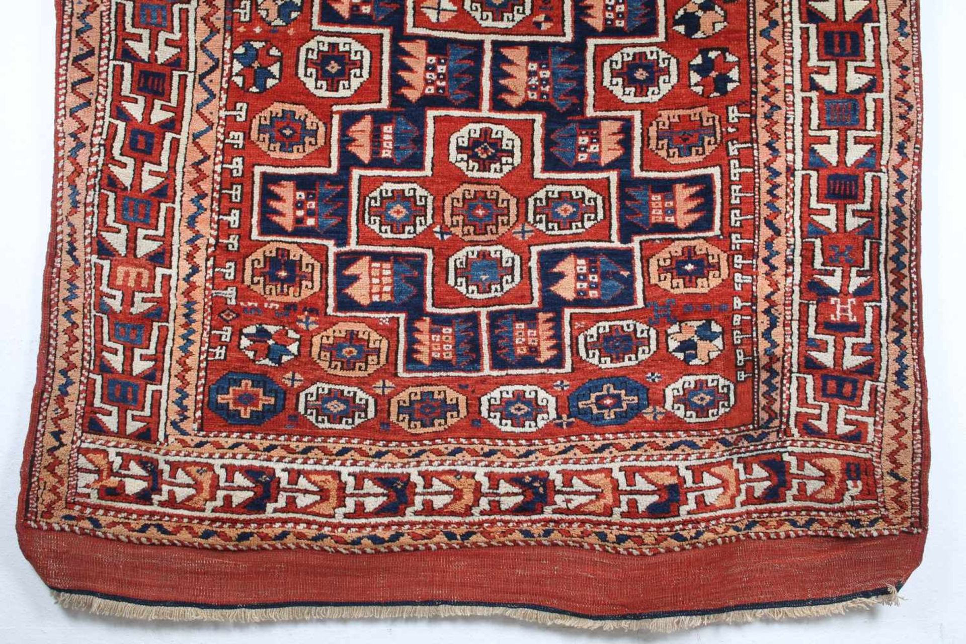 Antiker Bergama Türkei Teppich, antique turk carpet, - Bild 4 aus 8