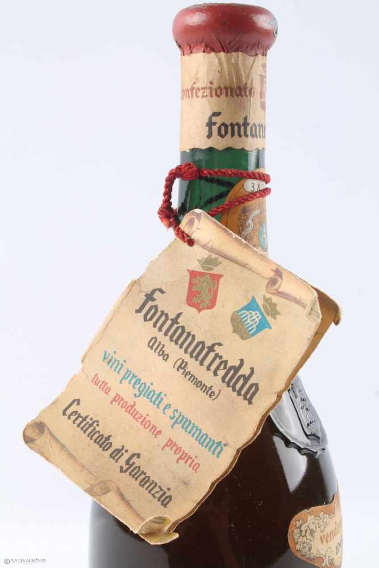 1949 Fontanafredda Barolo Rotwein, red wine, - Bild 4 aus 5