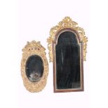 2 Barock Wandspiegel 18./19. Jahrhundert, baroque mirror 18th/19th century,