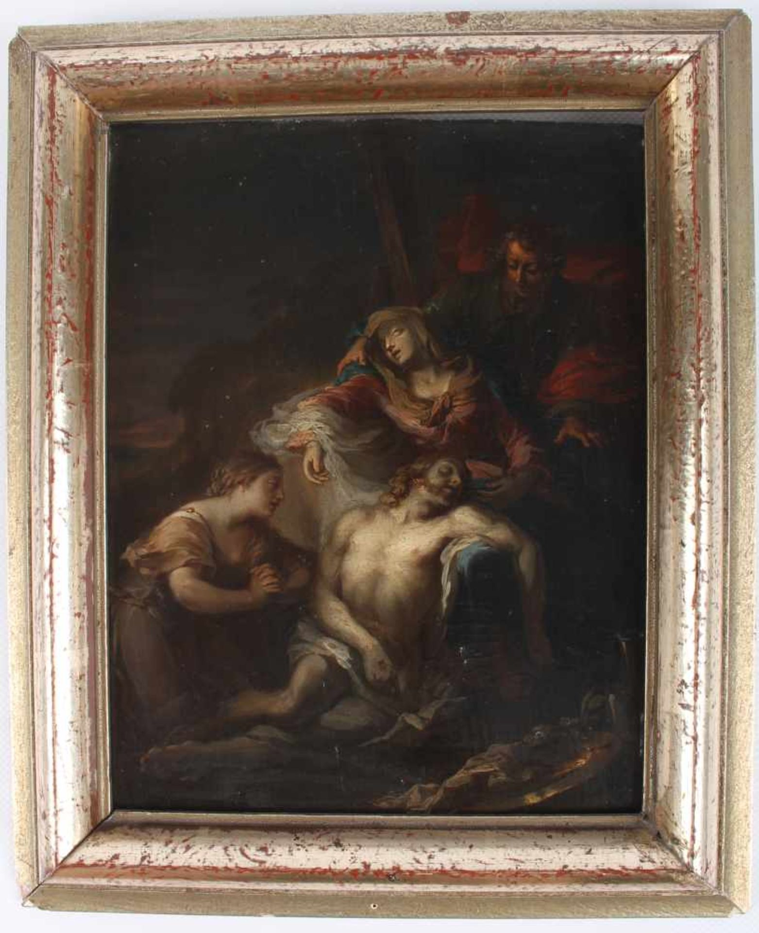 Pieta, Altmeister 17./18. Jahrhundert, old master 17./18. century, - Bild 2 aus 4