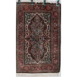 Kashmir Seidenteppich, silk carpet,