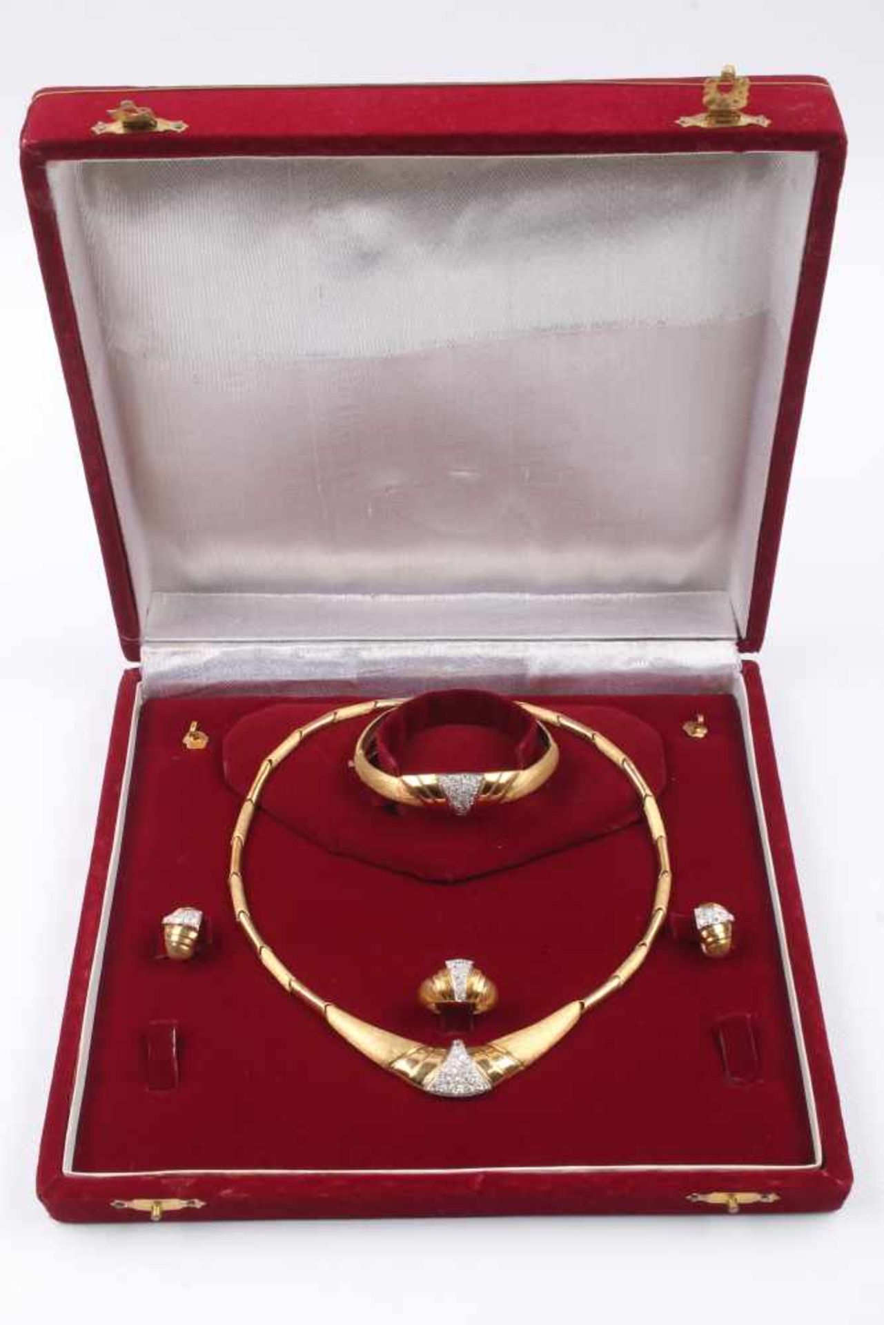 Schmuckset 750 Gold, 5-teilig, jewelry set 750 gold, 5 pieces, - Bild 2 aus 10