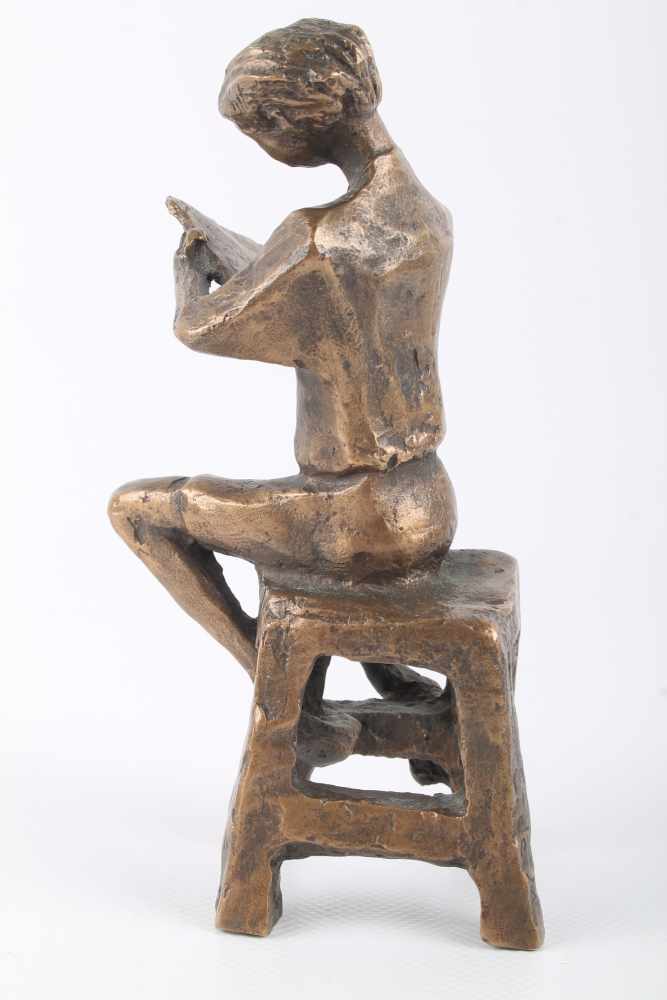 Eva de Maiziere (1915-2003) Bronze, Der Leser - Image 3 of 4