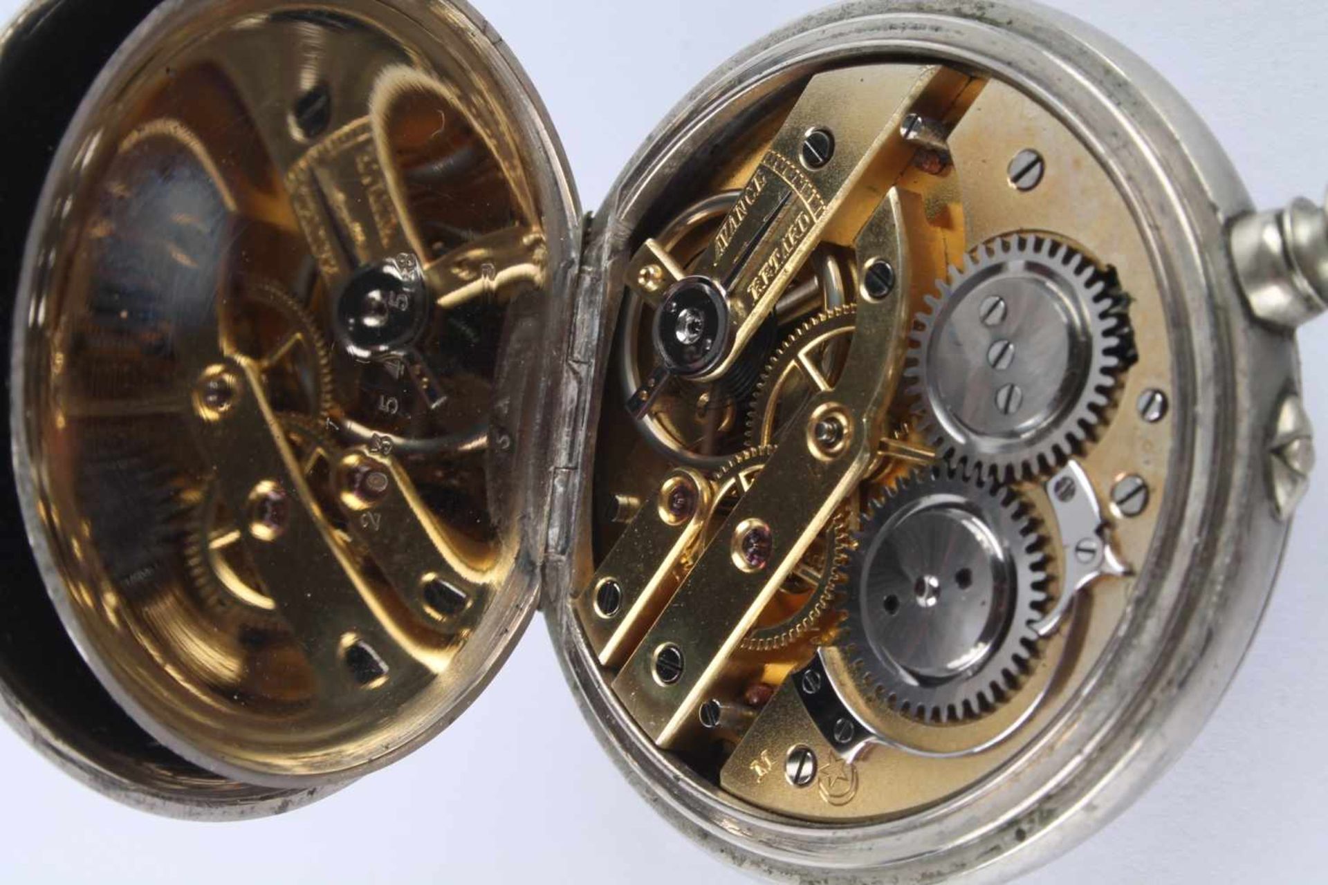 Jugendstil Taschenuhr, art nouveau pocket watch, - Image 5 of 5