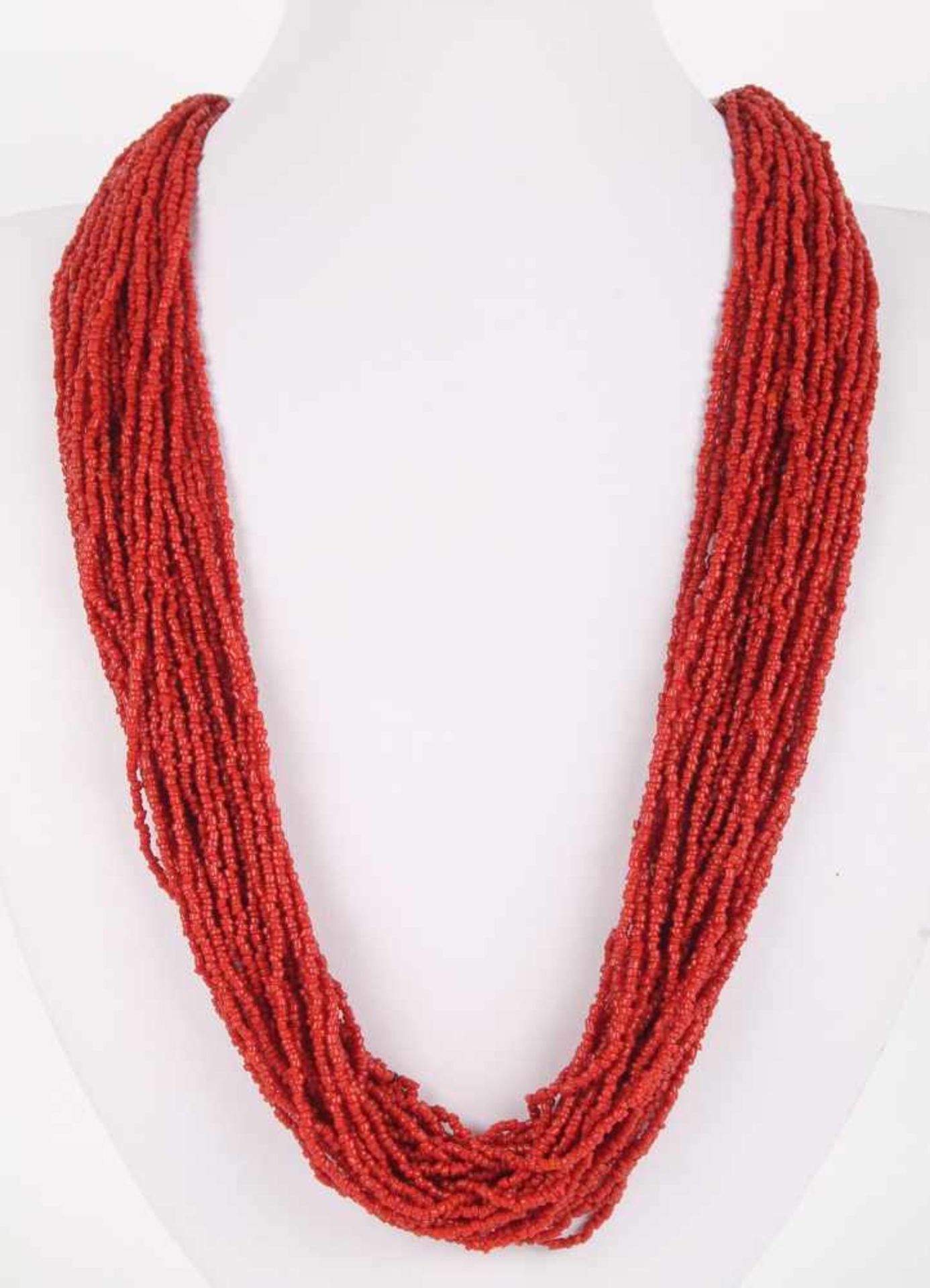 Mehrreihige Korallenkette, coral necklace,