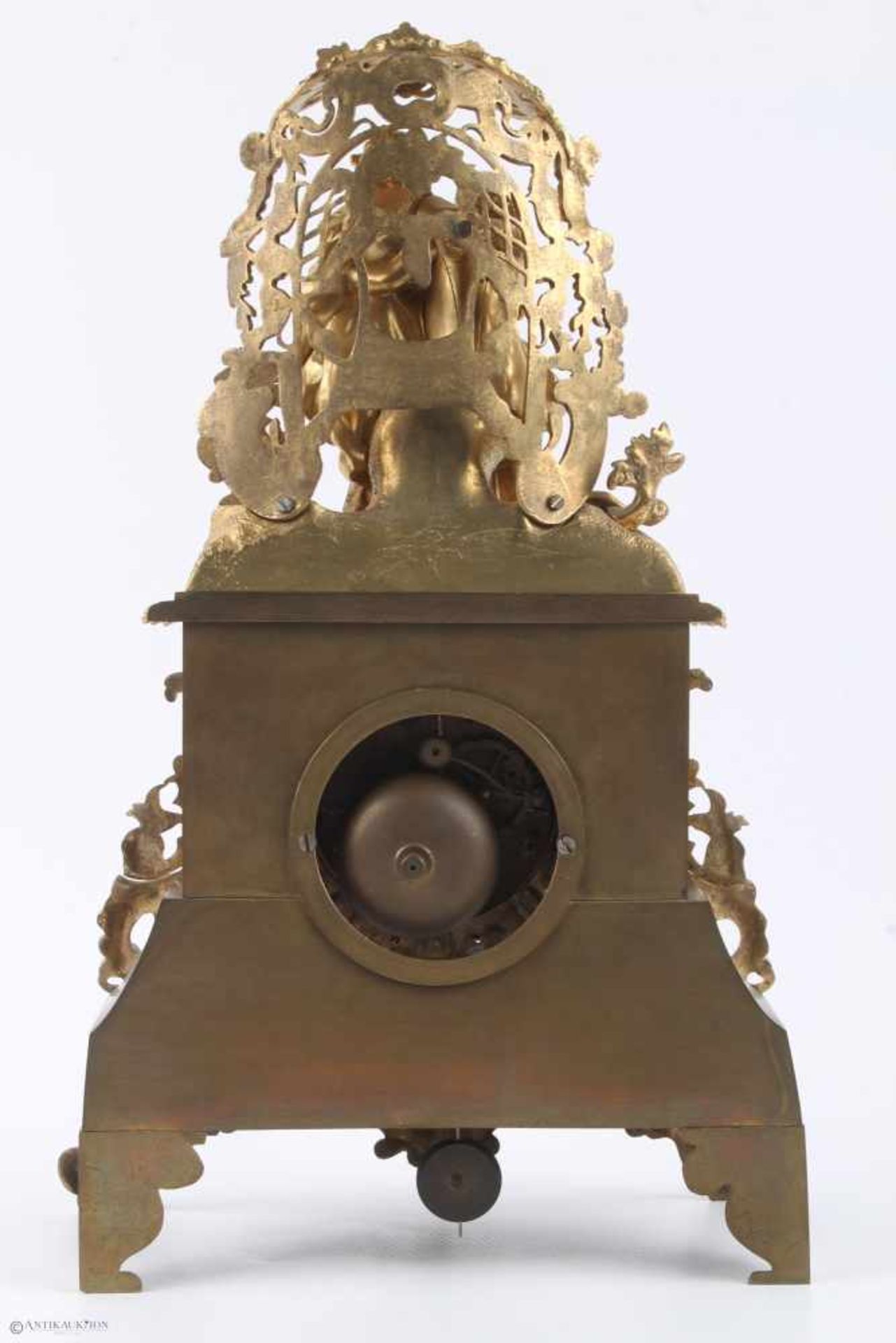 Bronze Empire Kaminuhr, mantel clock, - Bild 4 aus 7