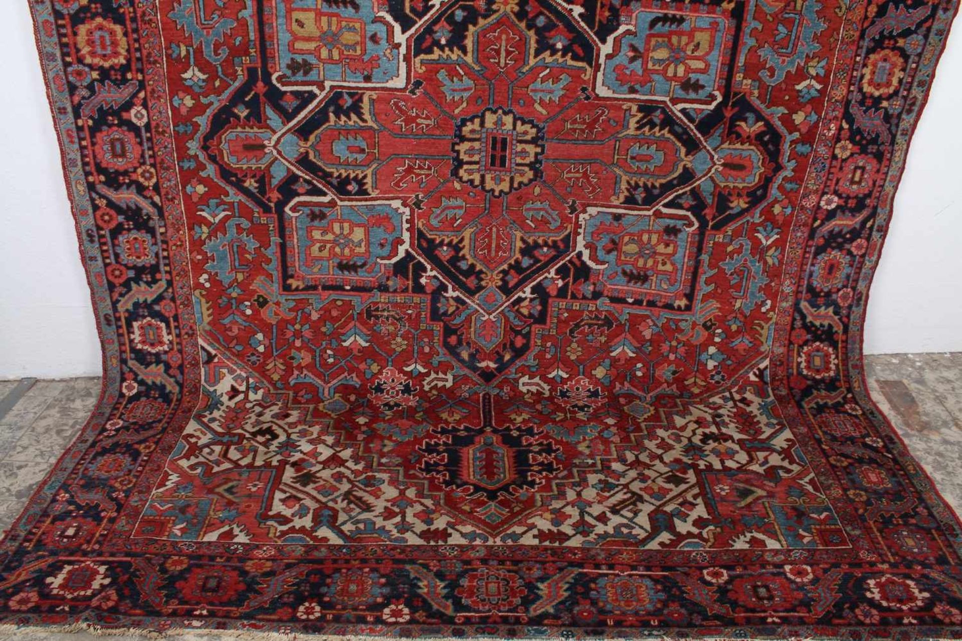 Teppich, Heriz, large carpet, - Bild 4 aus 8