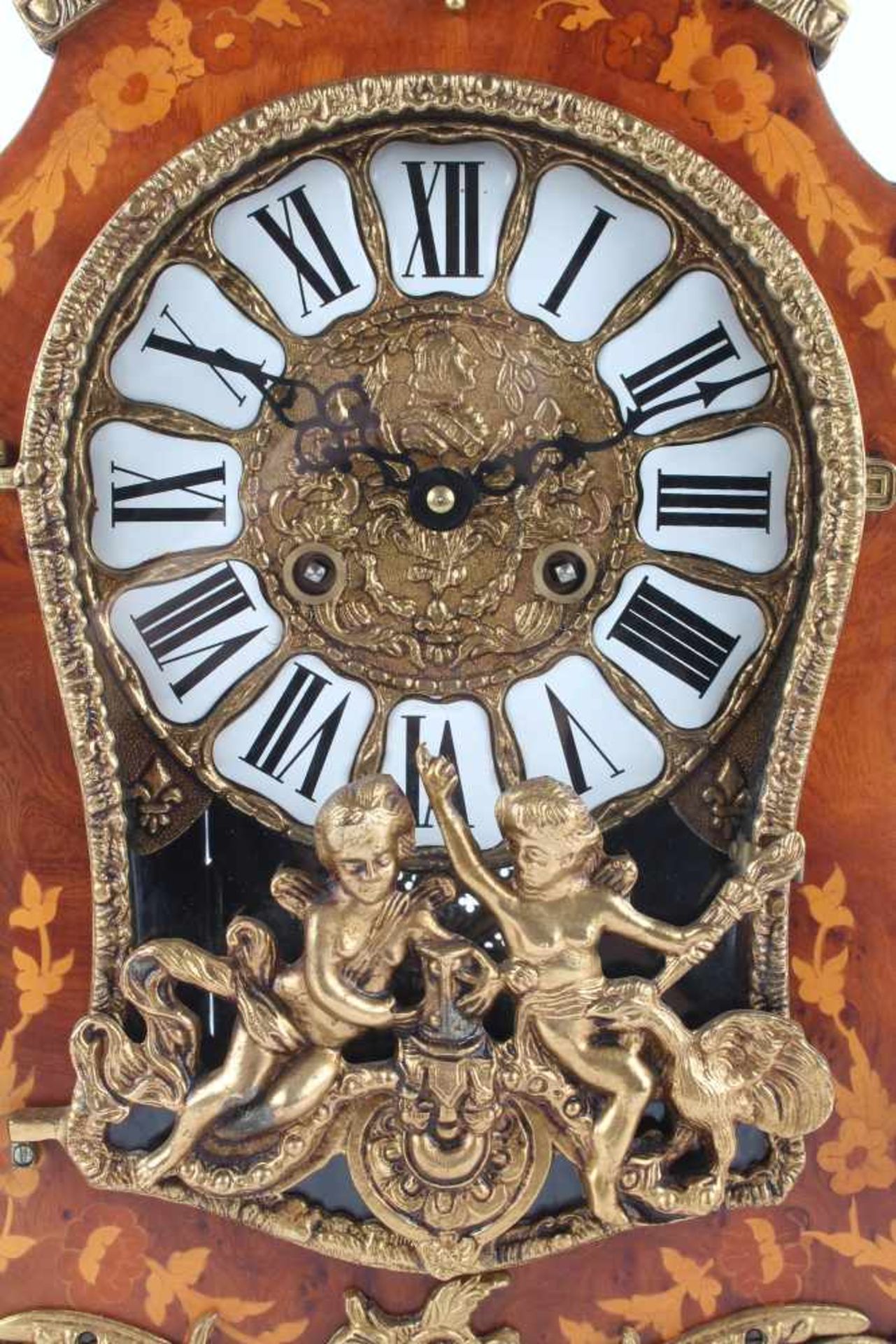 Große Boulle Uhr, mantel clock, - Image 4 of 7