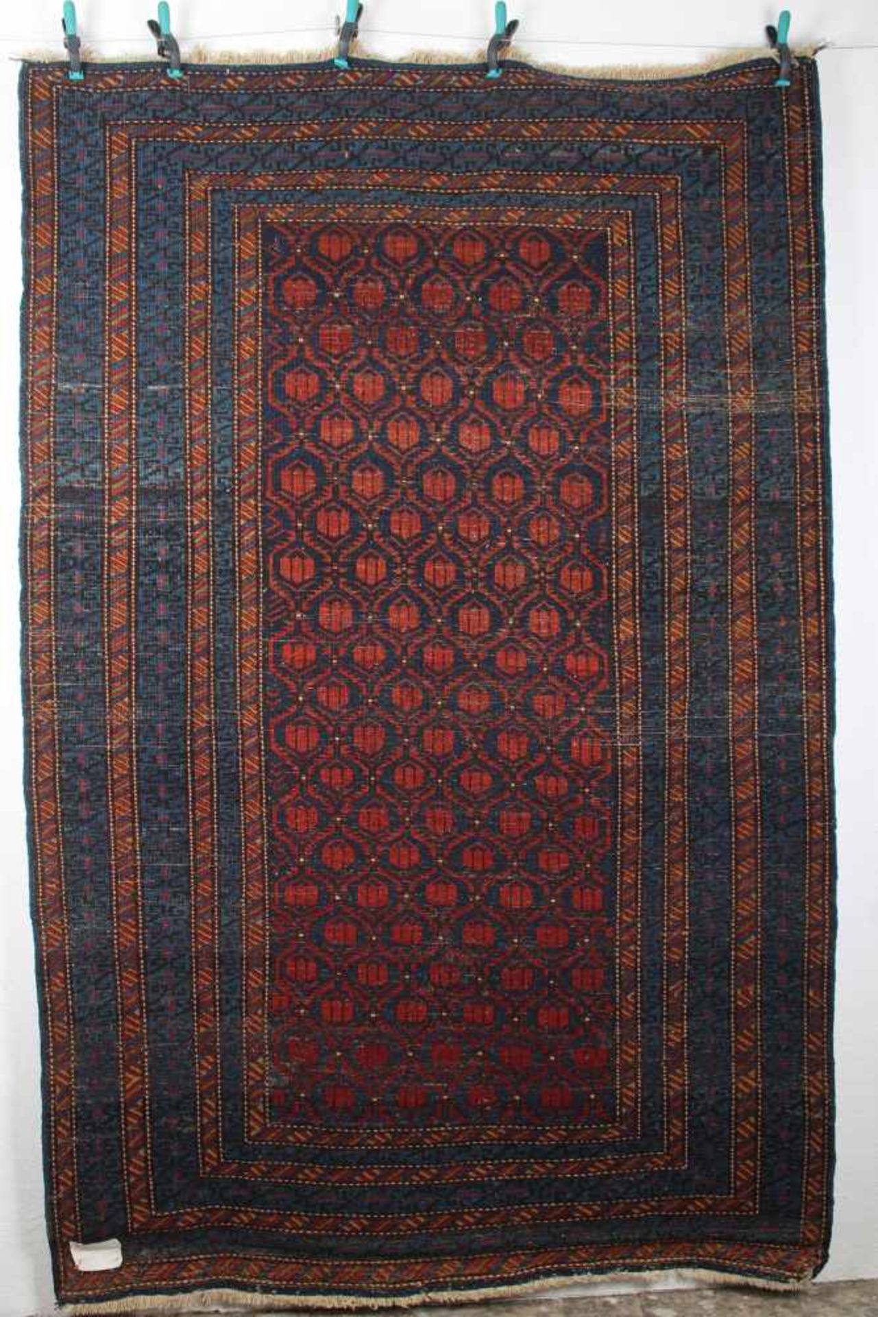 Antiker Tschi - Tschi Kaukasus Teppich, antique kazak carpet, - Bild 9 aus 9