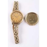 585 Gold, kleine Armbanduhr, wirstwatch,