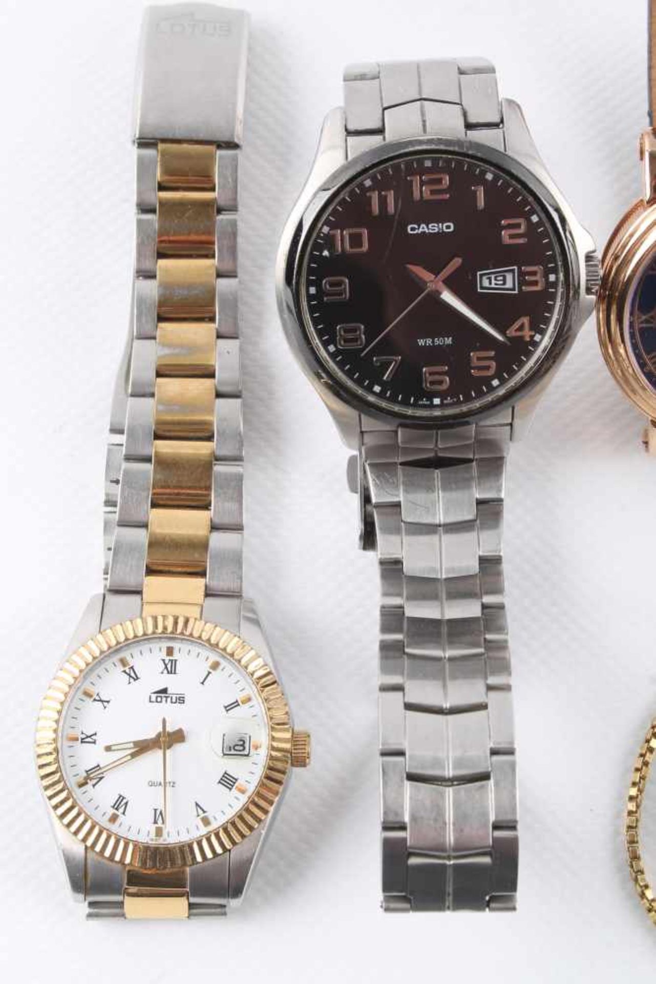 Konvolut Armbanduhren und Taschenuhr, 8 Teile, 8-piece wrist- & pocketwatches, - Image 2 of 4