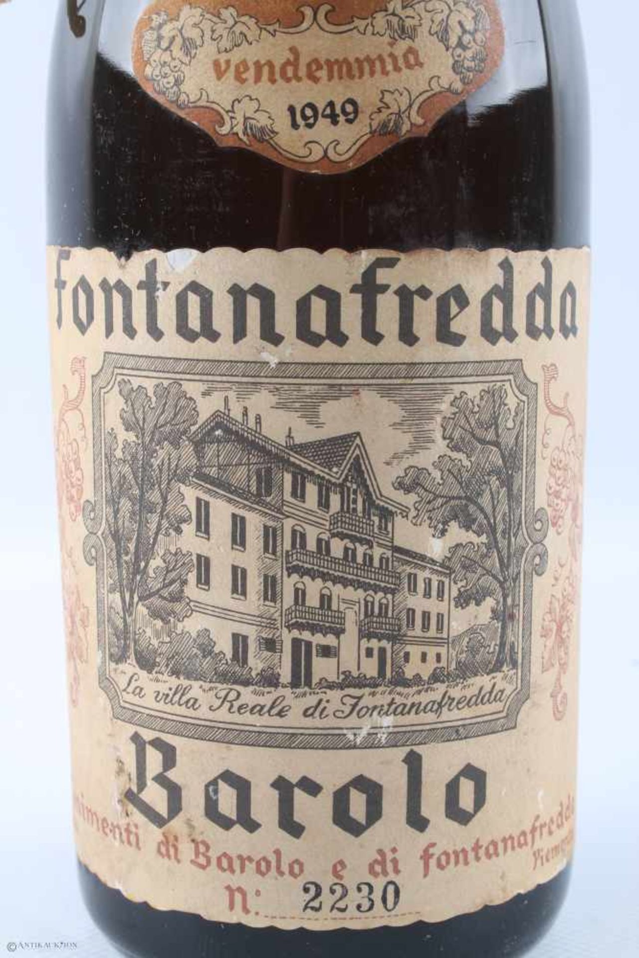 1949 Fontanafredda Barolo Rotwein, red wine, - Bild 3 aus 5
