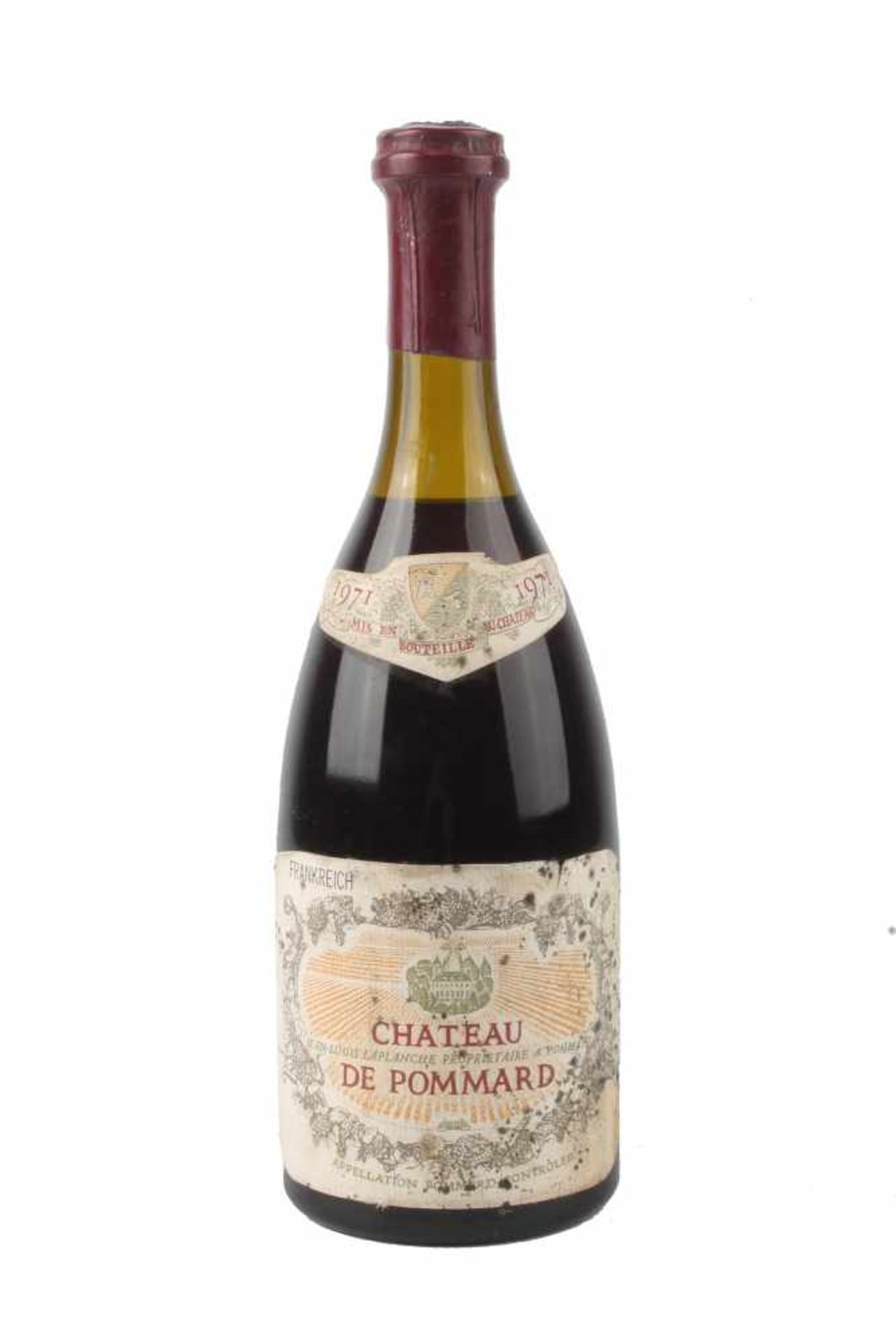 1971 Chateau de Pommard Cuvée Jean-Louis Laplanche Wein, wine,