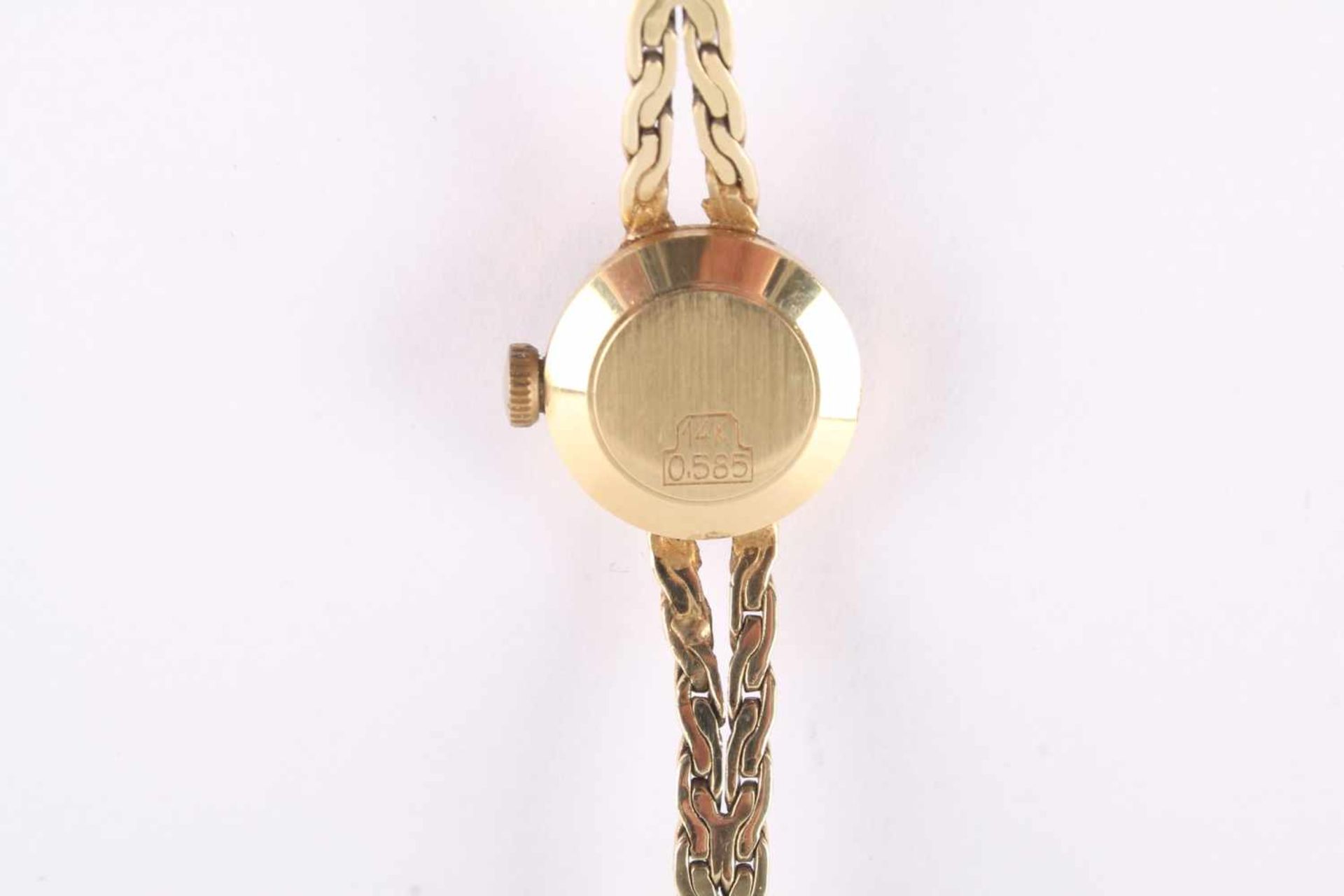 585 Gold Damenuhr mit Goldarmband, Firma Otha, 14C gold ladies watch with gold bracelet, - Bild 9 aus 9