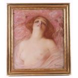 Jugendstil Frauenakt 1929, signiert, art nouveau female nude 1929, signed,