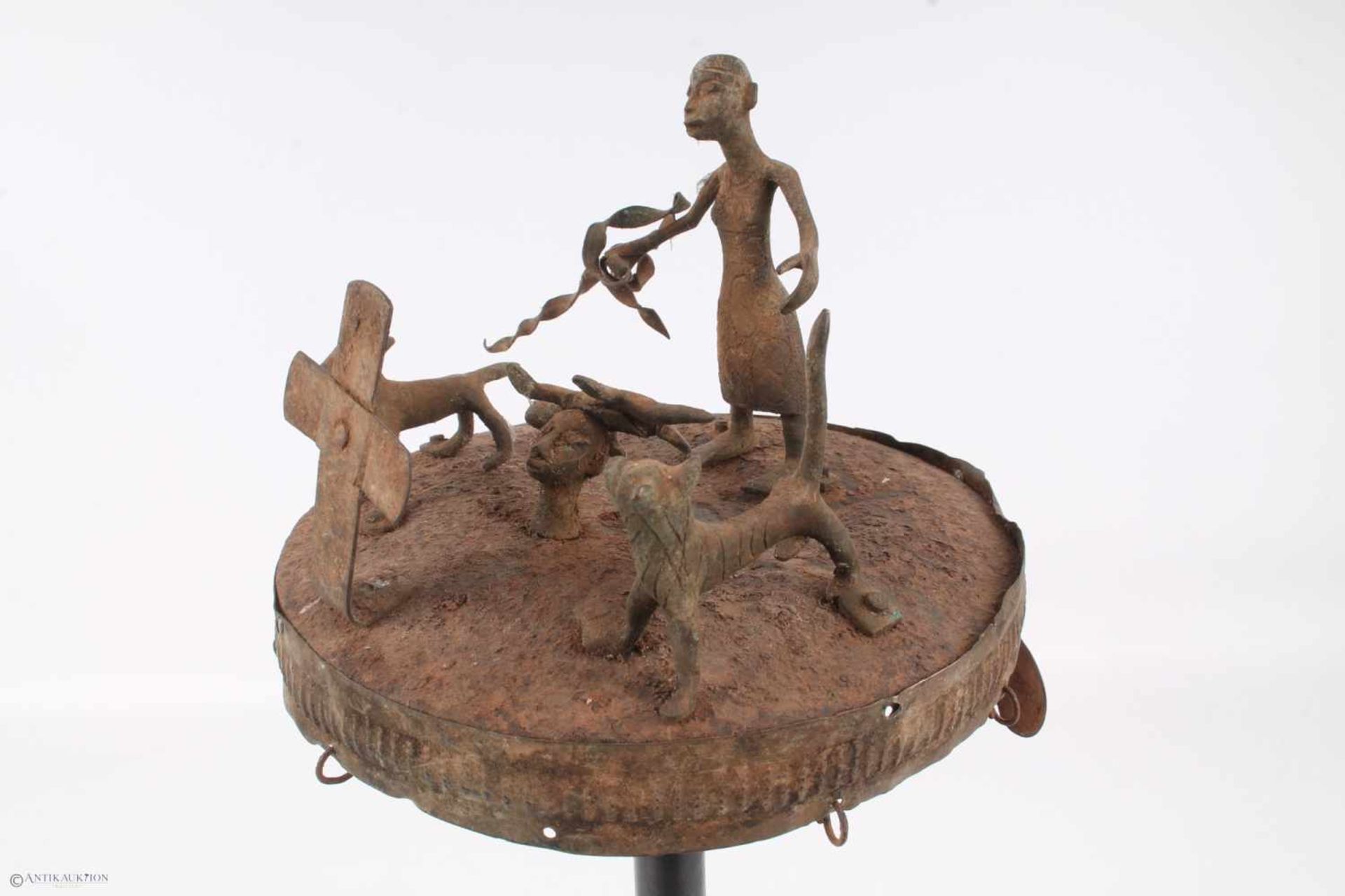 Afrikanischea Ritual-Objekt, african ritual object, - Bild 4 aus 8