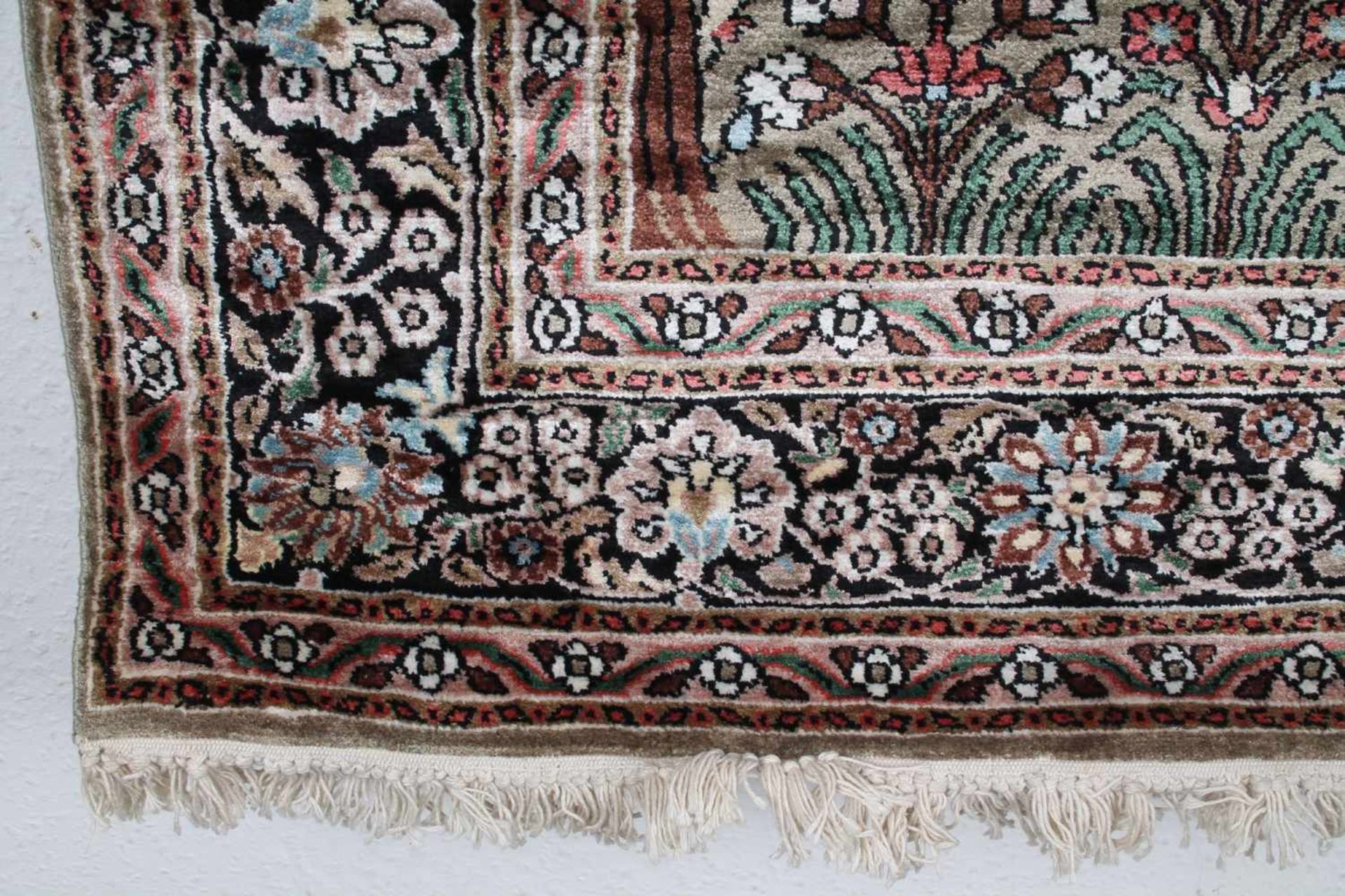 Hereke Seidenteppich, turkish silk carpet, - Bild 5 aus 7