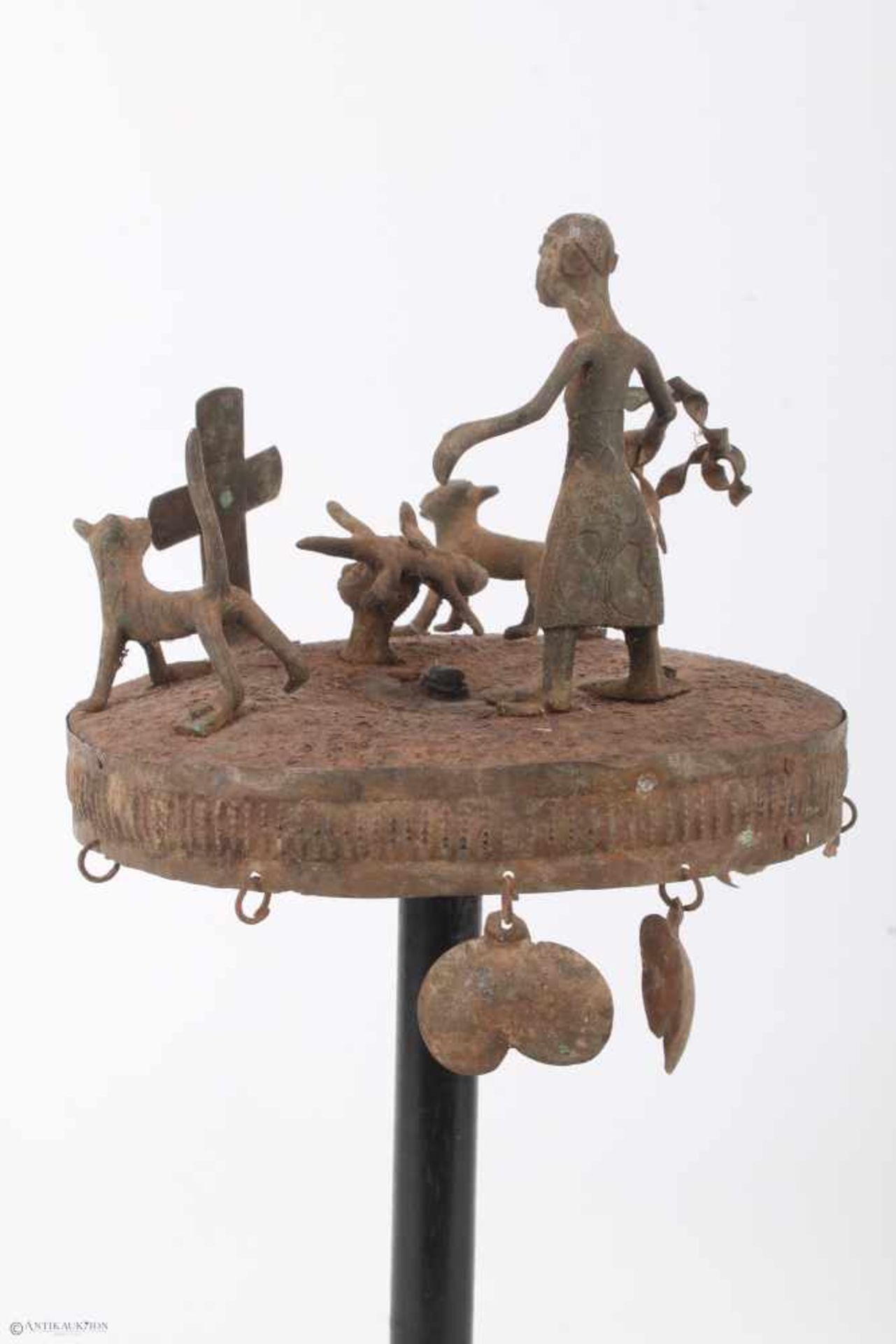 Afrikanischea Ritual-Objekt, african ritual object, - Bild 6 aus 8