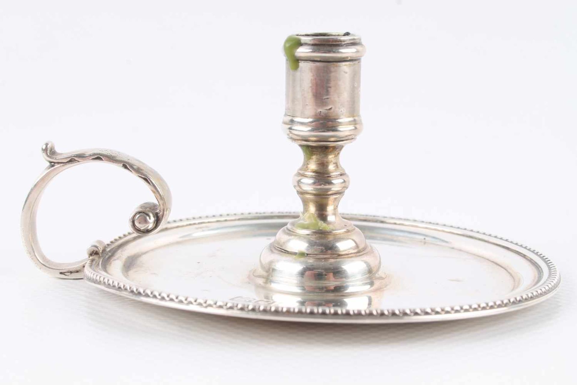 925 Silber Kerzenleuchter, England 1898, Sterling silver candlestand, England 1898,