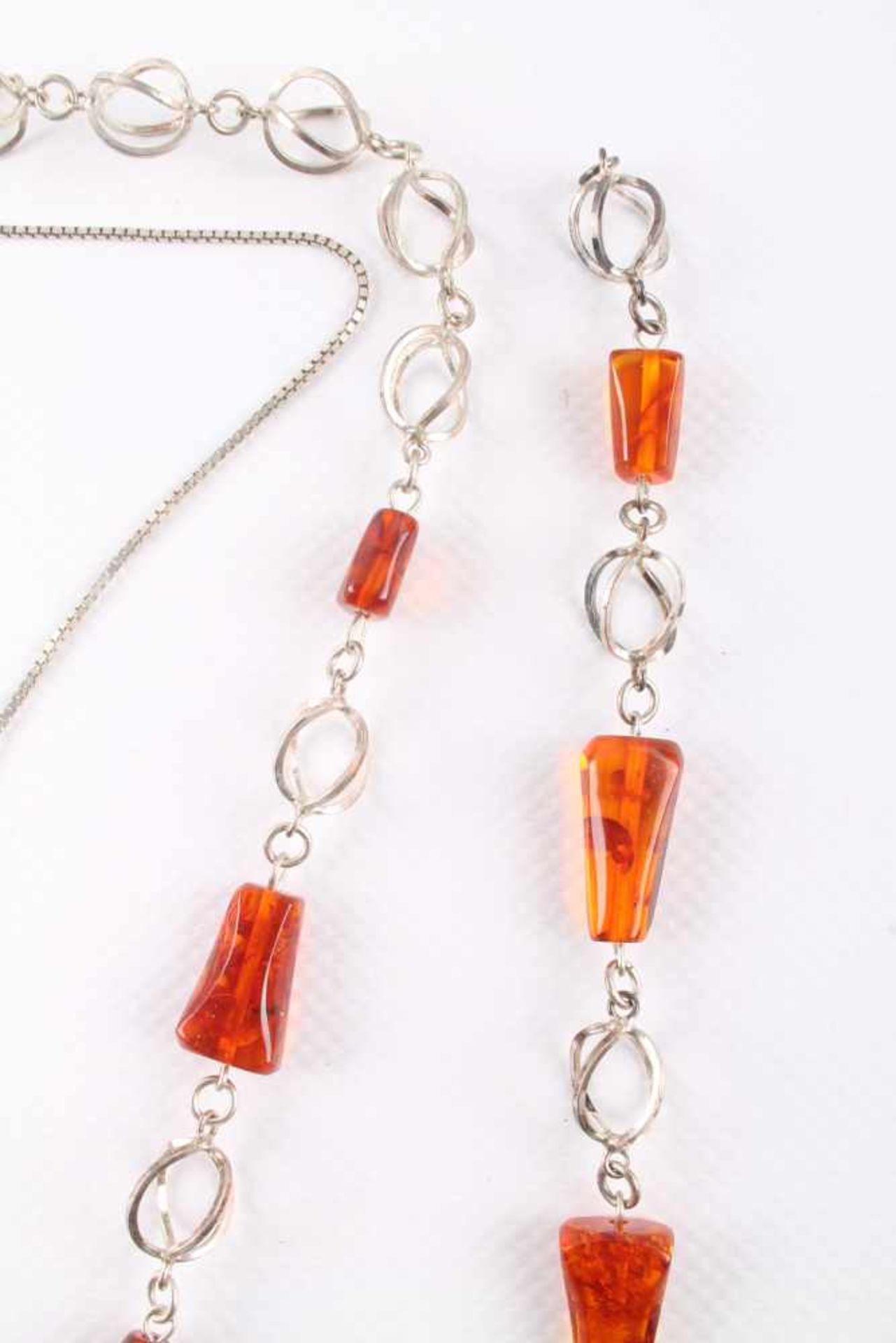 Bernstein Schmuck Konvolut, amber jewelry, - Bild 4 aus 4