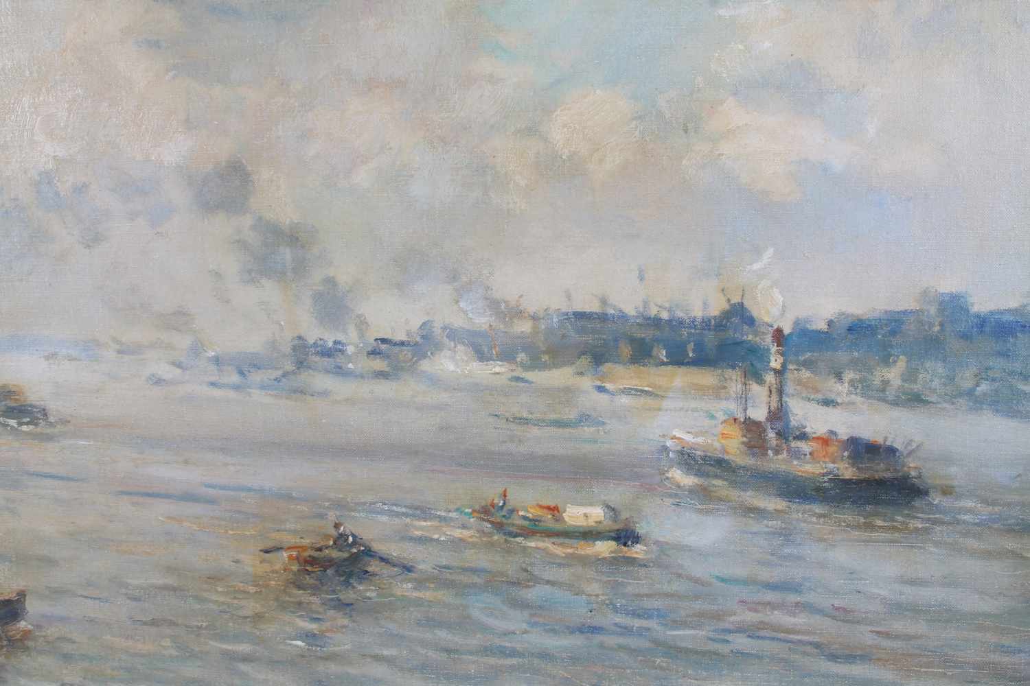 Evert Moll (1878-1955) Rotterdamer Hafenszene, Rotterdam harbour scenery, - Bild 6 aus 7