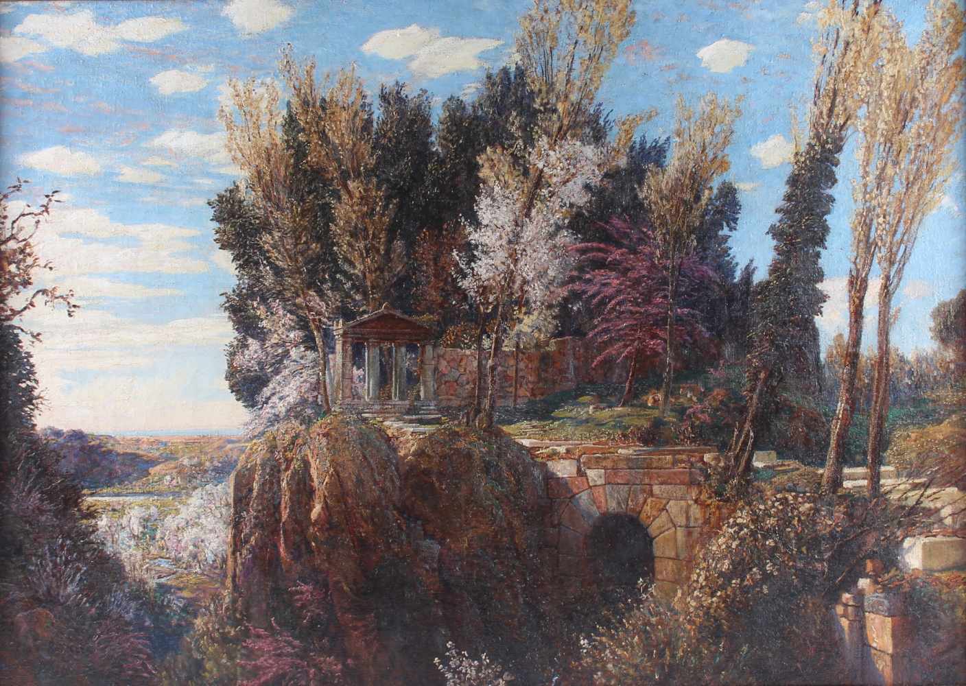 Max Roeder (1866-1947) Monumentalwerk - Blick auf die Rostra, Italien 1922, rostra view Italy,