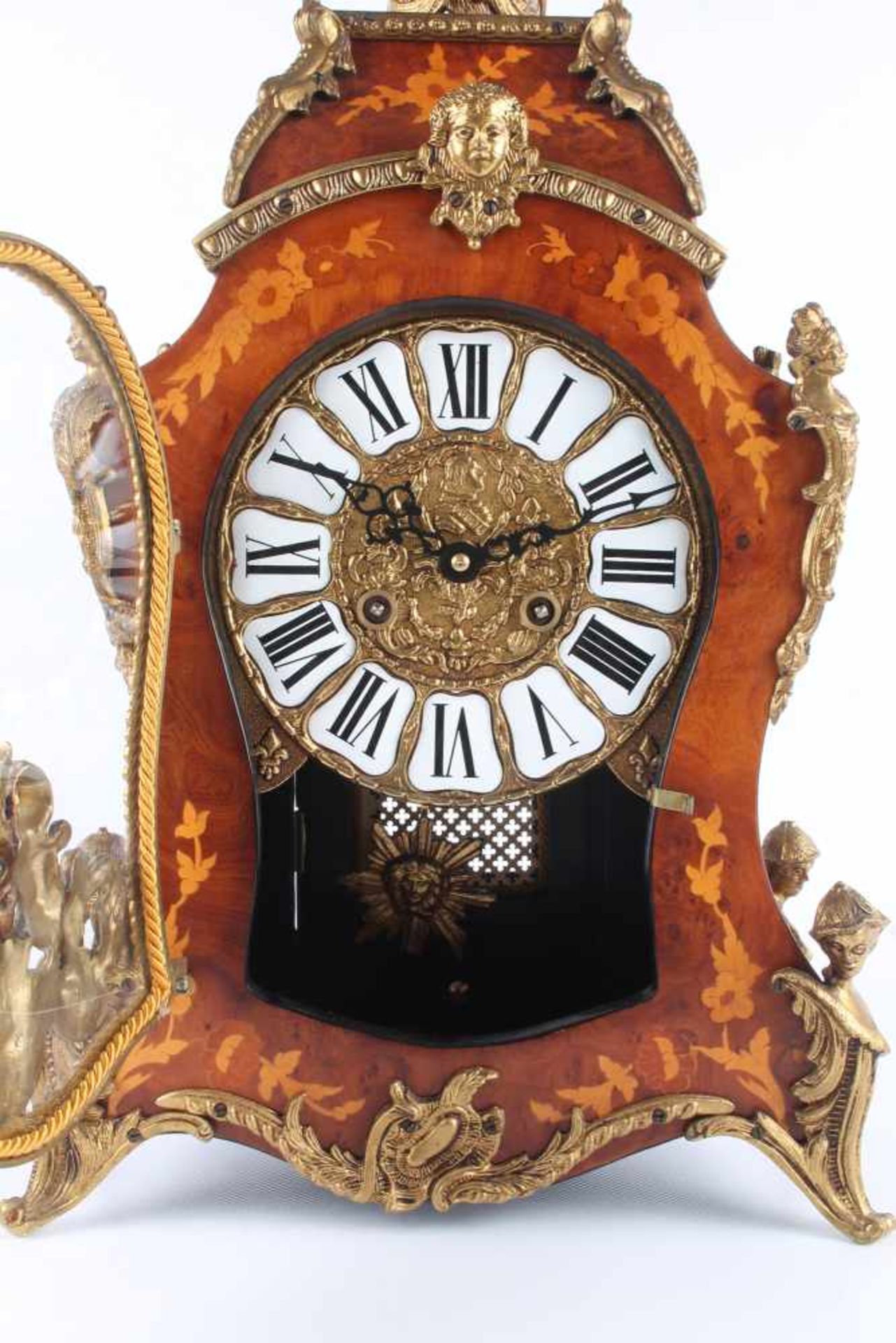 Große Boulle Uhr, mantel clock, - Image 5 of 7