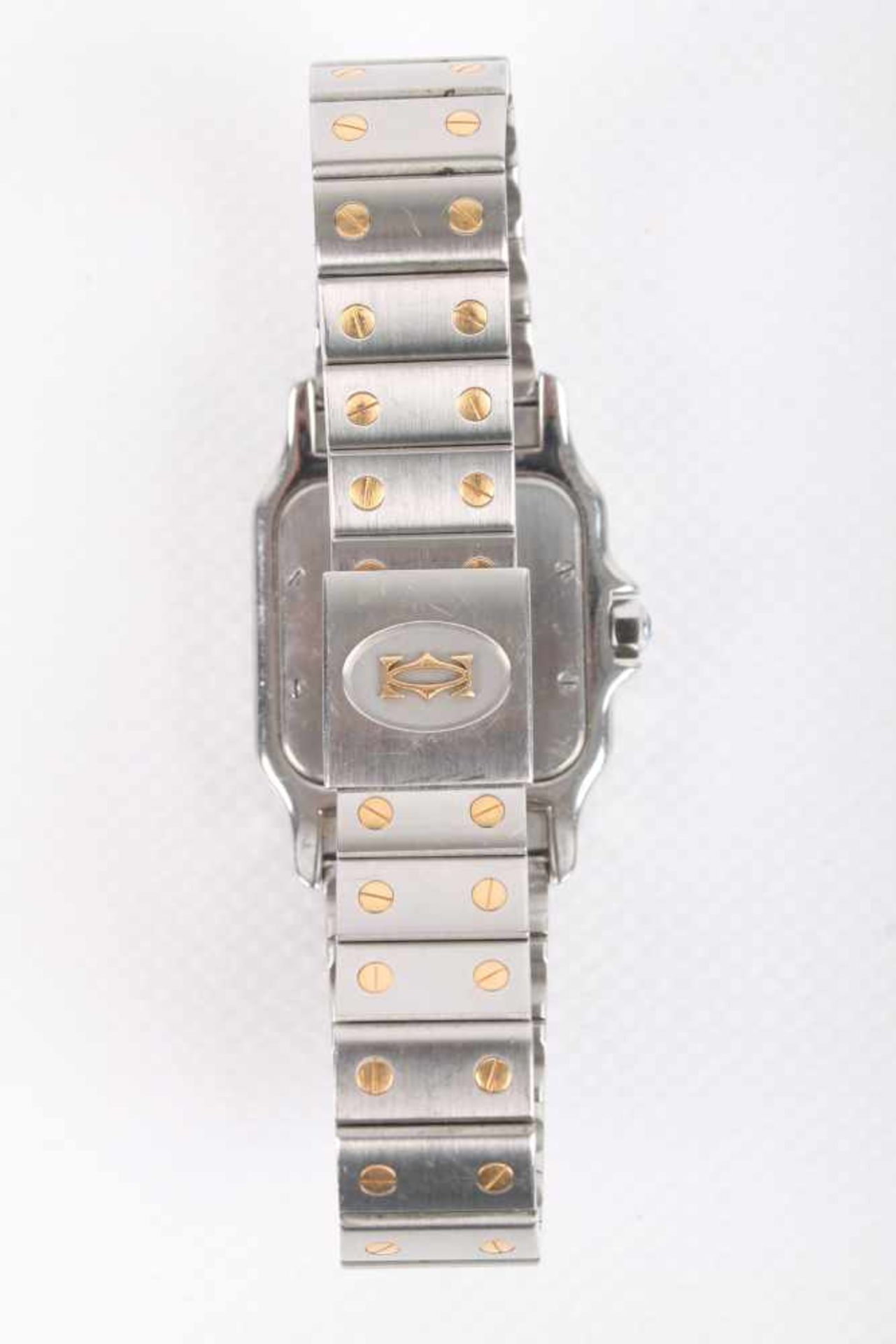 Cartier Santos Galbee Herrenuhr Armbanduhr Stahl/Gold 750, men's watch steel / 18K gold, - Bild 4 aus 7