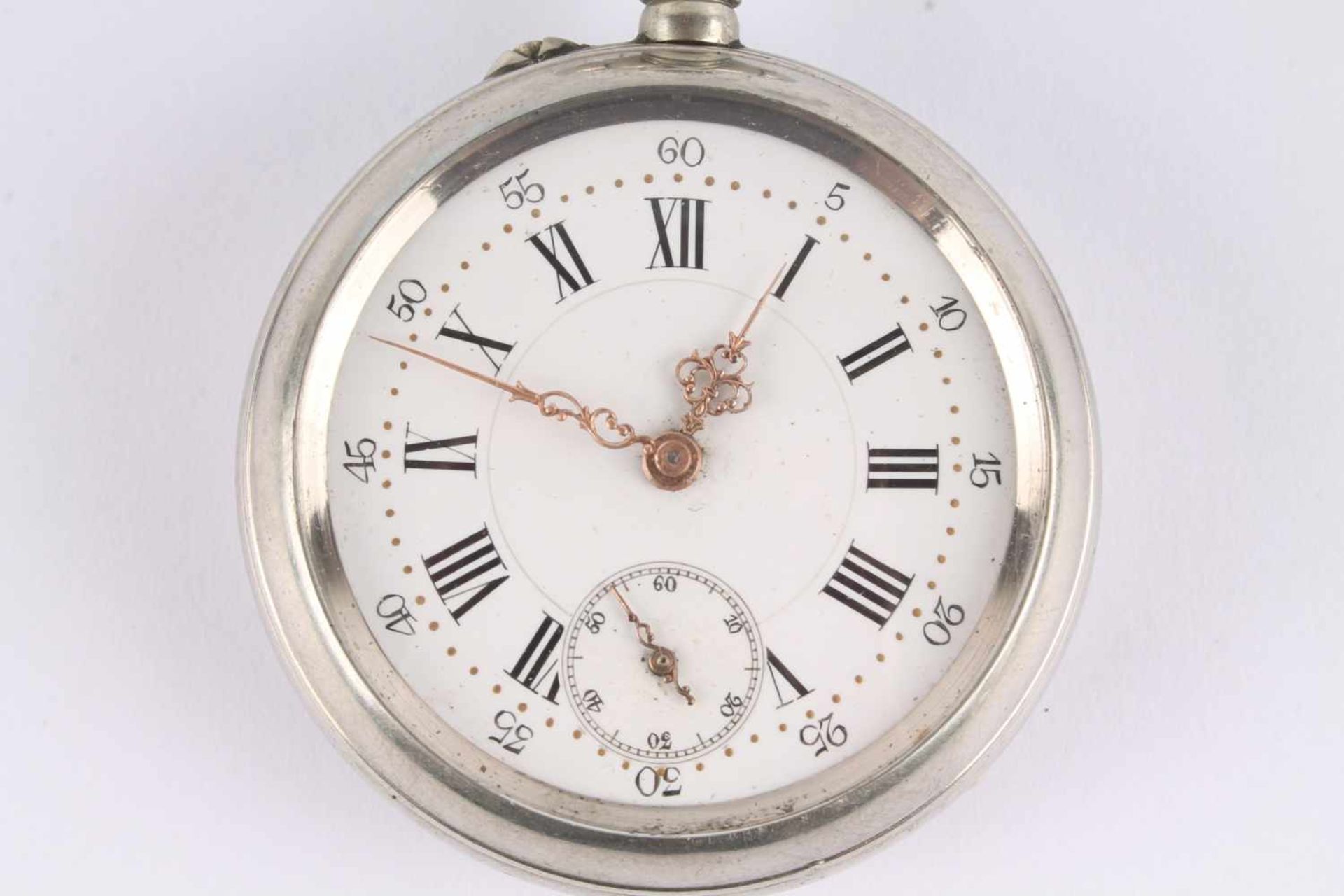 Jugendstil Taschenuhr, art nouveau pocket watch, - Image 2 of 5