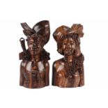 Großes balinesisches Figurenpaar, large pair of balinese figures,