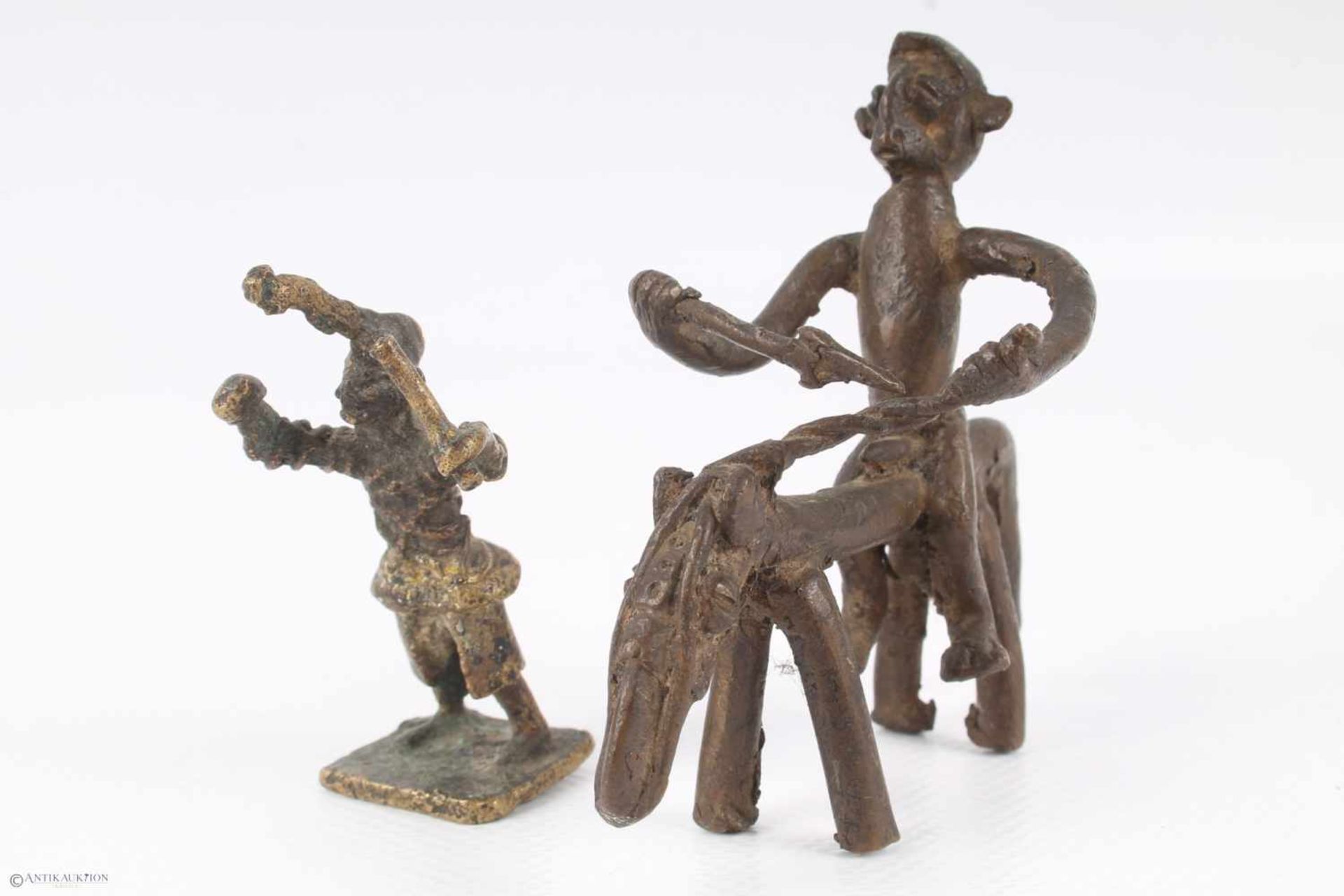 8 Kleinbronze, afrikanische Figuren, african figures, - Bild 4 aus 5