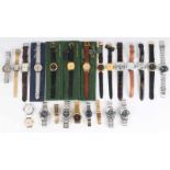 24-teilige Armbanduhren Sammlung, wristwatch collection,