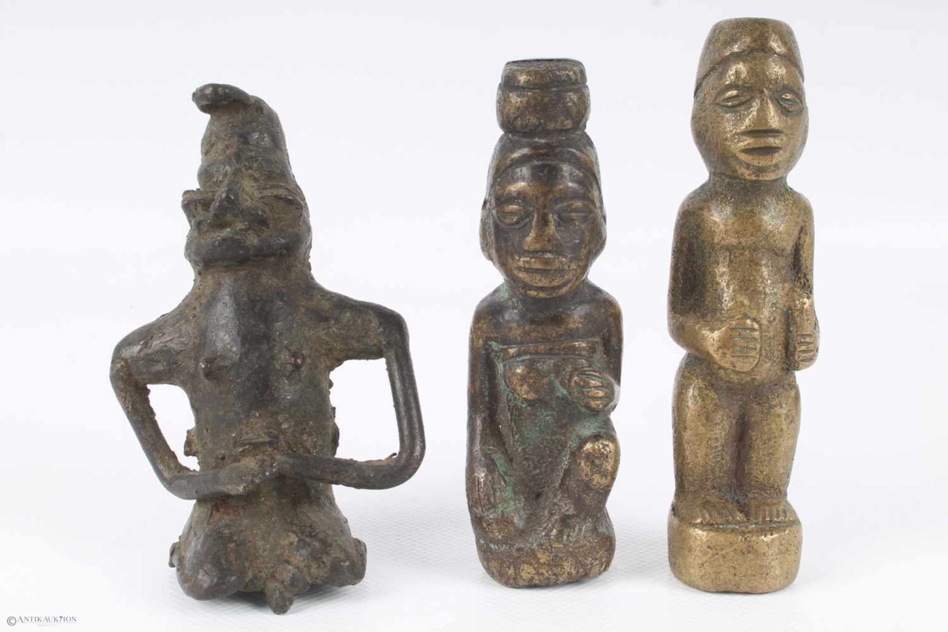 8 Kleinbronze, afrikanische Figuren, african figures, - Bild 2 aus 5