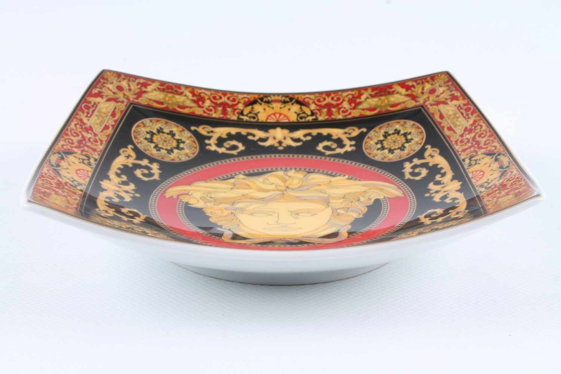 Rosenthal Versace Medusa Rosso Schale, porcelain bowl, - Bild 2 aus 3