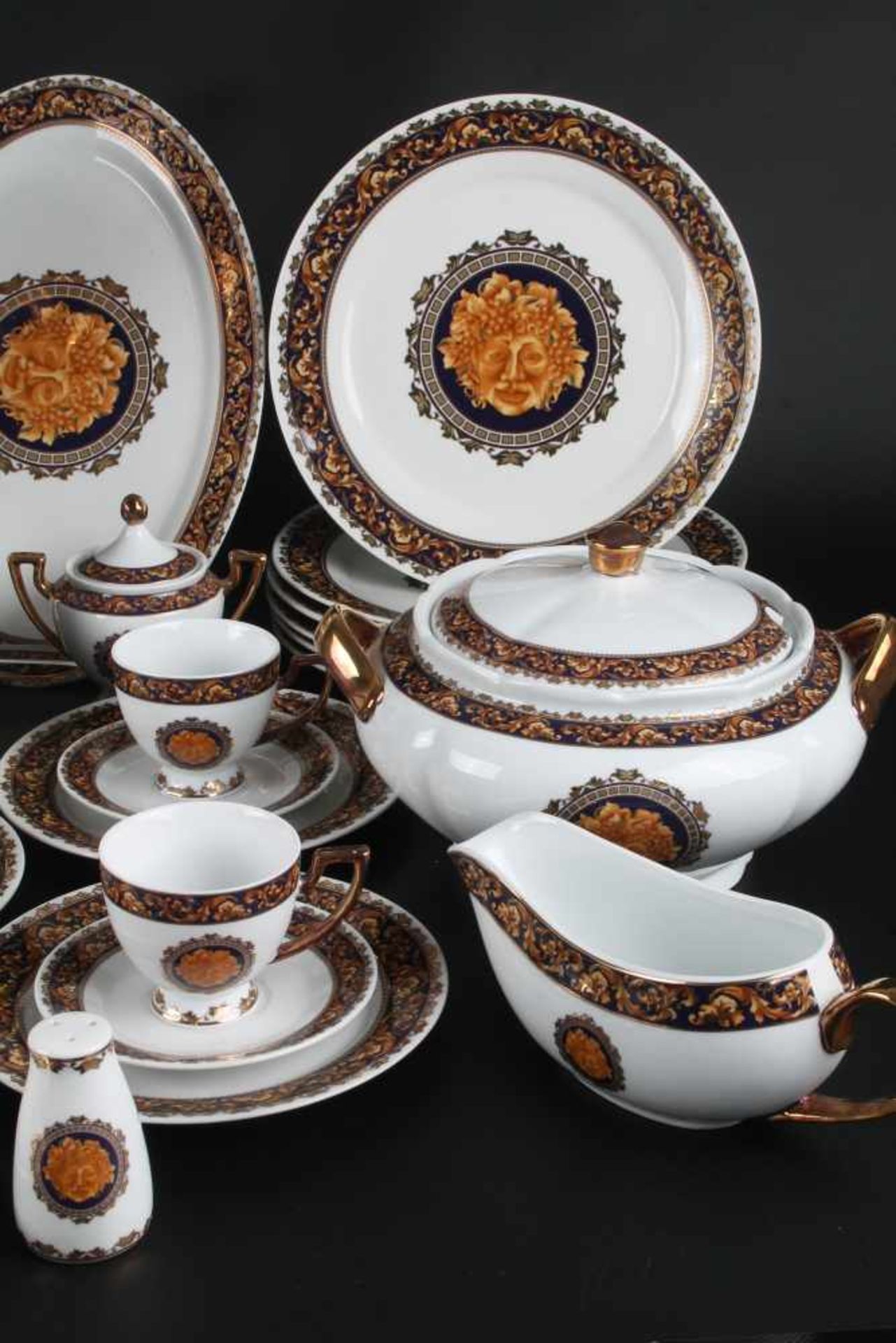 Limoges Versace - umfangreiches Kaffee- und Speiseservice, coffee and dining set,47-teiliges - Bild 4 aus 5