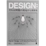 Advertising Poster Danish Design Exhibition Osaka Japan 1983