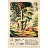 Travel Poster See Britain From Her Roads