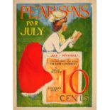 Advertising Poster Pearsons July Belle Epoque
